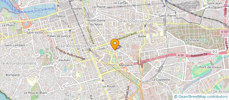localisation de l'entreprise MONSIEUR MATHIEU LE MER à MARSEILLE