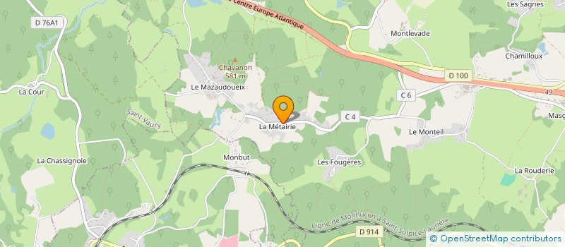 localisation de l'entreprise MONSIEUR MATHIEU LE MOINE à SAINT-SULPICE-LE-GUERETOIS