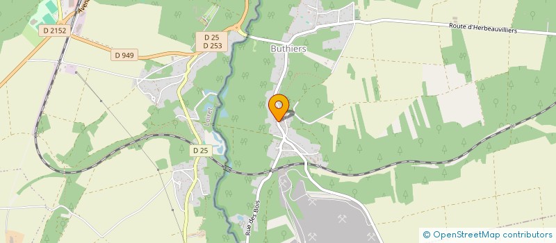 localisation de l'entreprise MONSIEUR MATHIEU LE PUIL  BUTHIERS