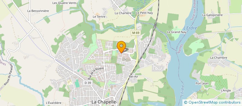 localisation de l'entreprise MONSIEUR MATHIEU LE TALLEC  LA CHAPELLE-SUR-ERDRE