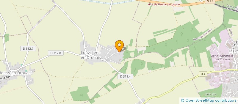 localisation de l'entreprise MONSIEUR MATHIEU LEBOULEUX à LOUVILLIERS-EN-DROUAIS