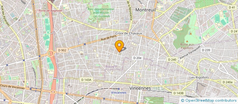 localisation de l'entreprise MONSIEUR MATHIEU LEBRETON à MONTREUIL