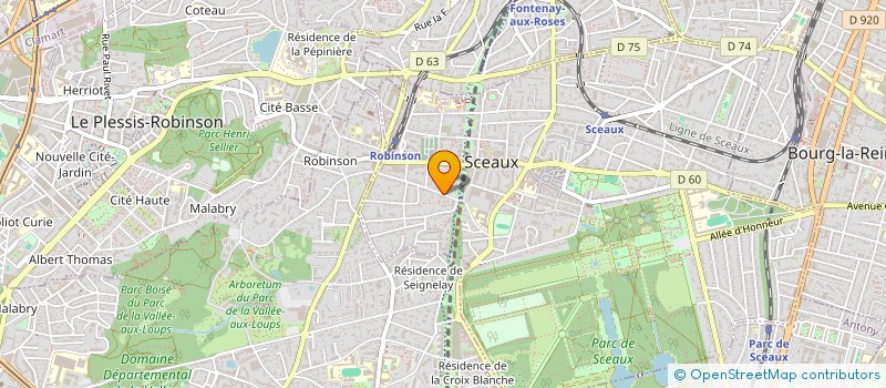 localisation de l'entreprise MONSIEUR MATHIEU LEBRUN à SCEAUX