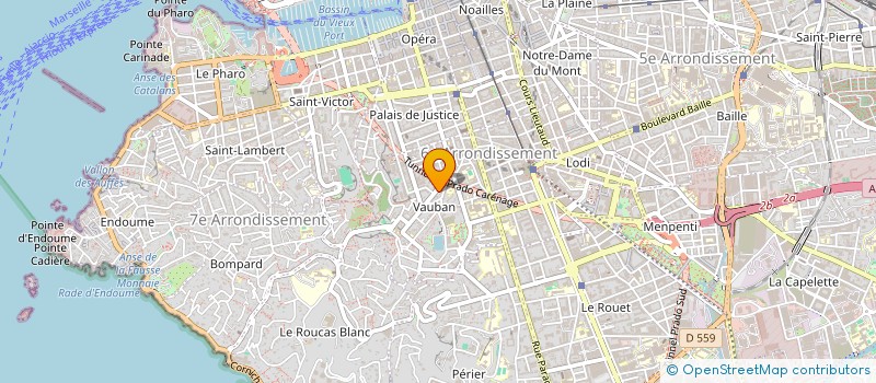 localisation de l'entreprise MONSIEUR MATHIEU LECA à MARSEILLE