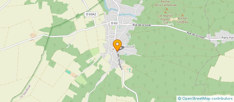 localisation de l'entreprise MONSIEUR MATHIEU LECANTE  LE VAUDOUE