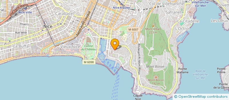 localisation de l'entreprise MONSIEUR MATHIEU LECLAIR à NICE