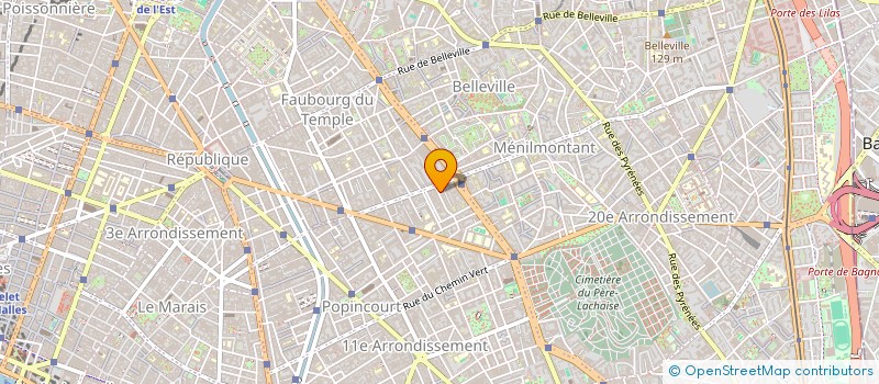 localisation de l'entreprise MONSIEUR MATHIEU LECLAIRE  PARIS 11