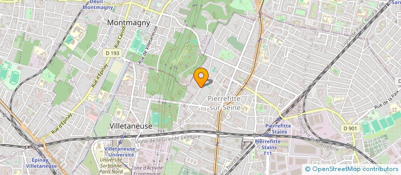 localisation de l'entreprise MONSIEUR MATHIEU LECLEUZIAT  PIERREFITTE-SUR-SEINE