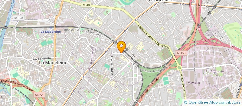 localisation de l'entreprise MONSIEUR MATHIEU LECOMPTE à MARCQ-EN-BARŒUL