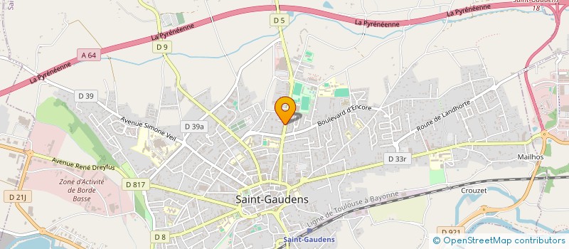 localisation de l'entreprise MONSIEUR MATHIEU LEFEVRE à SAINT-GAUDENS