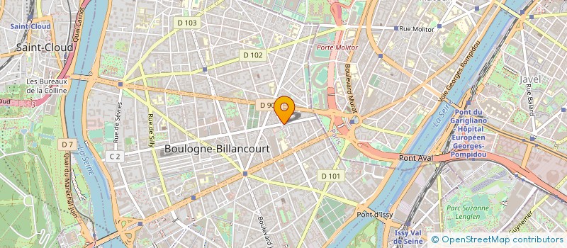 localisation de l'entreprise MONSIEUR MATHIEU LEGAVRE à BOULOGNE-BILLANCOURT
