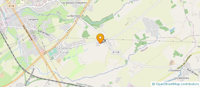 localisation de l'entreprise MONSIEUR MATHIEU LEGENTIL à LA SELLE-LA-FORGE
