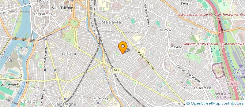 localisation de l'entreprise MONSIEUR MATHIEU LEGROS à TOULOUSE