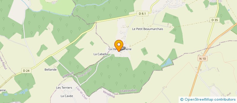 localisation de l'entreprise MONSIEUR MATHIEU LEGUAY à CLOYES-LES-TROIS-RIVIERES