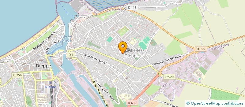 localisation de l'entreprise MONSIEUR MATHIEU LEHOUX à DIEPPE