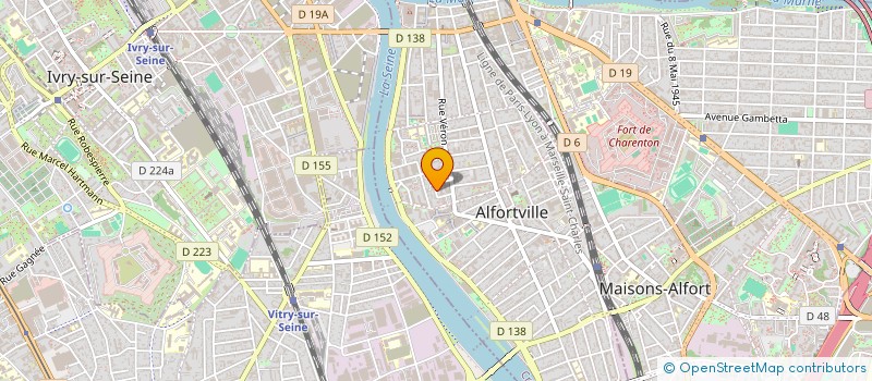 localisation de l'entreprise MONSIEUR MATHIEU LEJEUNE à ALFORTVILLE