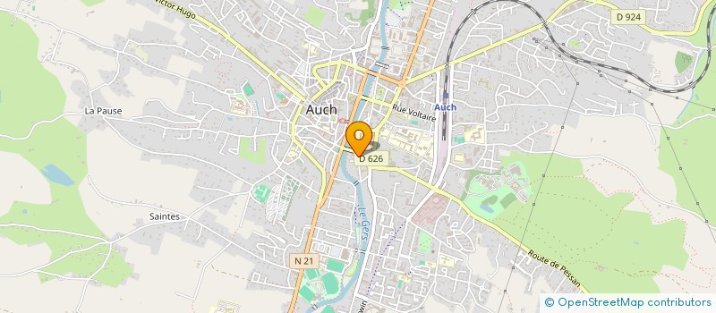 localisation de l'entreprise MONSIEUR MATHIEU LEMOINE  AUCH