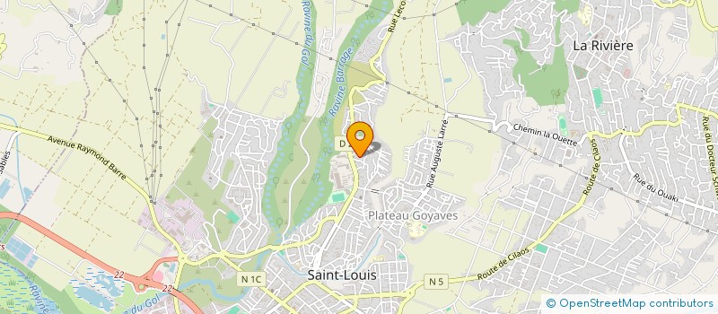 localisation de l'entreprise MONSIEUR MATHIEU LENCLUME à SAINT-LOUIS