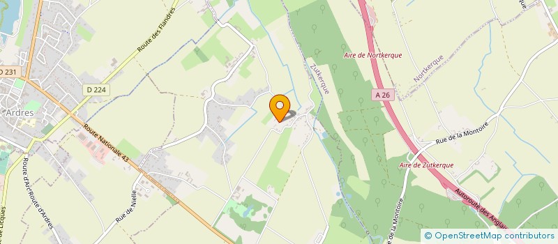 localisation de l'entreprise MONSIEUR MATHIEU LENGAGNE  NIELLES-LES-ARDRES