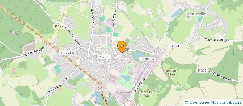 localisation de l'entreprise MONSIEUR MATHIEU LENGLET  DESVRES