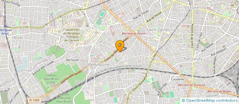 localisation de l'entreprise MONSIEUR MATHIEU LEOBON  TALENCE