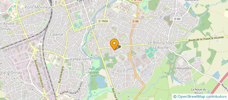 localisation de l'entreprise MONSIEUR MATHIEU LEPAGE  LA ROCHE-SUR-YON