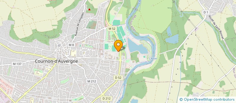 localisation de l'entreprise MONSIEUR MATHIEU LEPETIT  COURNON-D'AUVERGNE