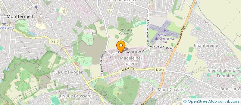 localisation de l'entreprise MONSIEUR MATHIEU LEROND  CHELLES