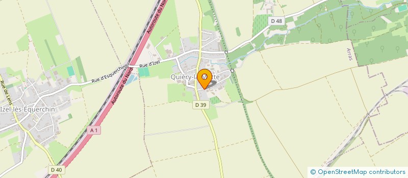 localisation de l'entreprise MONSIEUR MATHIEU LEROY  QUIERY-LA-MOTTE