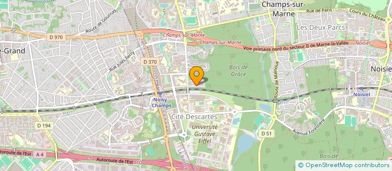 localisation de l'entreprise MONSIEUR MATHIEU LESENECHAL  CHAMPS-SUR-MARNE