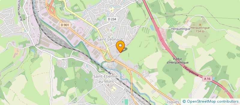 localisation de l'entreprise MONSIEUR MATHIEU LESOT  SAINT-LEONARD