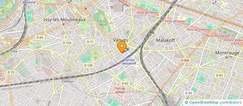 localisation de l'entreprise MONSIEUR MATHIEU LESTROHAN à VANVES