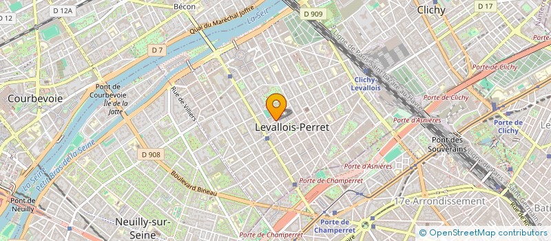 localisation de l'entreprise MONSIEUR MATHIEU LEVI à LEVALLOIS-PERRET