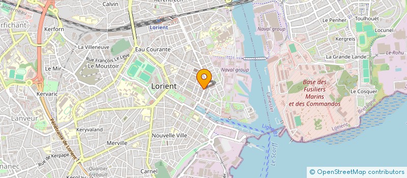 localisation de l'entreprise MONSIEUR MATHIEU LEVY  LORIENT