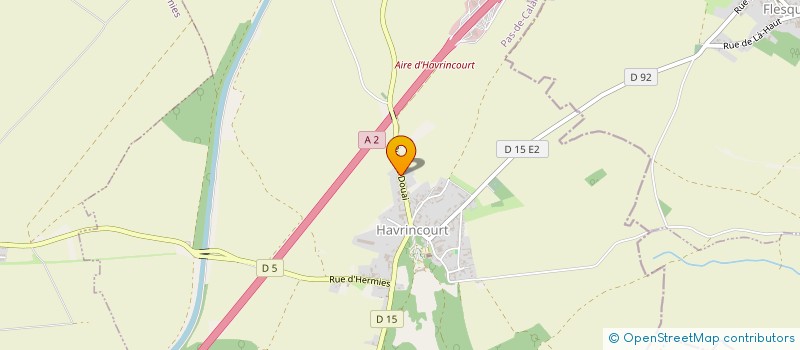 localisation de l'entreprise MONSIEUR MATHIEU LEYTERE  HAVRINCOURT