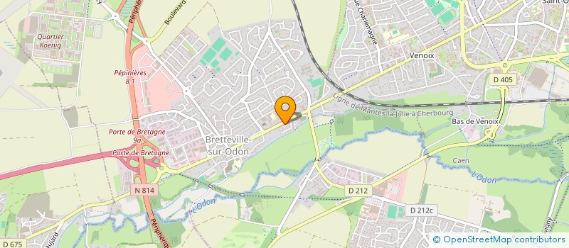 localisation de l'entreprise MONSIEUR MATHIEU LHERMITTE  BRETTEVILLE-SUR-ODON