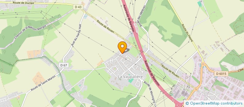 localisation de l'entreprise MONSIEUR MATHIEU LHORPHELIN  LA VAUPALIERE