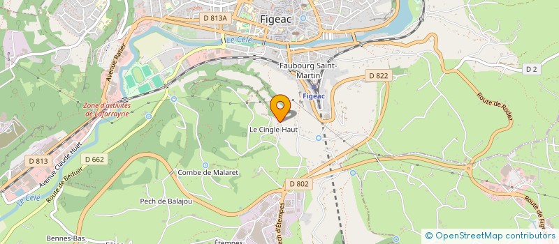 localisation de l'entreprise MONSIEUR MATHIEU LIBIOT  FIGEAC