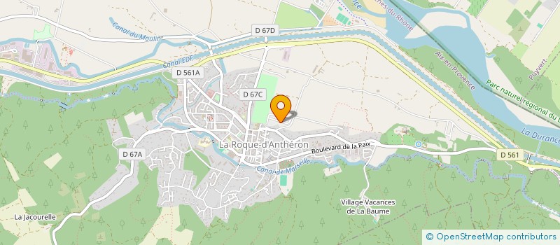 localisation de l'entreprise MONSIEUR MATHIEU LICCIARDI  LA ROQUE-D'ANTHERON