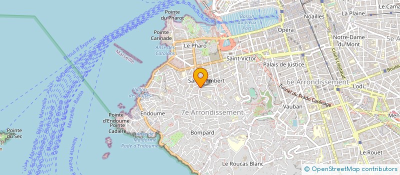 localisation de l'entreprise MONSIEUR MATHIEU LINARD à MARSEILLE 7EME