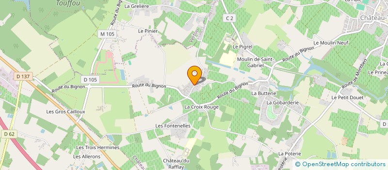 localisation de l'entreprise MONSIEUR MATHIEU LING  CHATEAU-THEBAUD