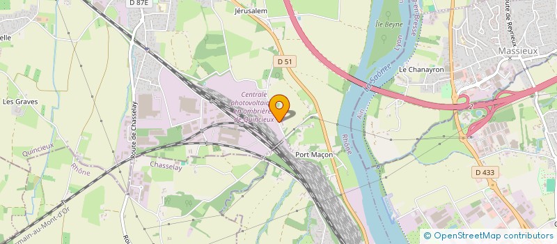 localisation de l'entreprise MONSIEUR MATHIEU LO GRASSO  QUINCIEUX