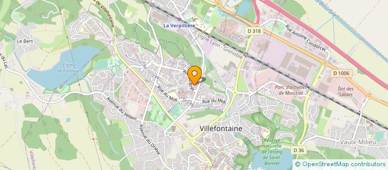 localisation de l'entreprise MONSIEUR MATHIEU LOLIEUX  VILLEFONTAINE