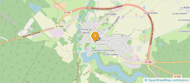 localisation de l'entreprise MONSIEUR MATHIEU LOPEZ  CHATEAU-LA-VALLIERE