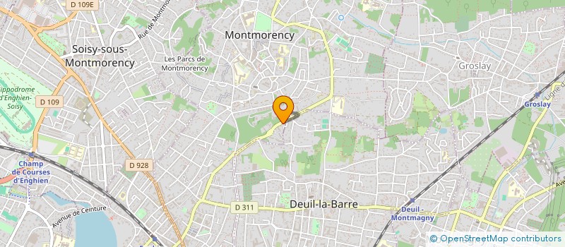 localisation de l'entreprise MONSIEUR MATHIEU LORENZO  MONTMORENCY