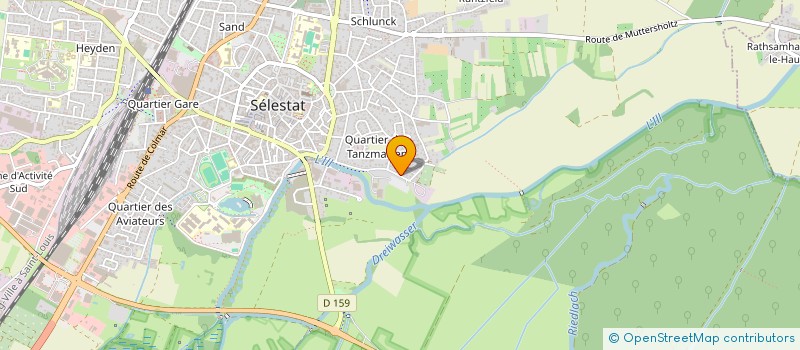 localisation de l'entreprise MONSIEUR MATHIEU LOTITO  SELESTAT