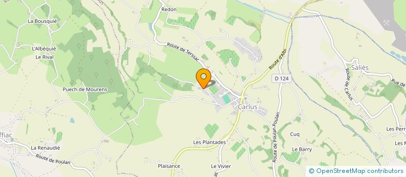 localisation de l'entreprise MONSIEUR MATHIEU LOUPIAS à CARLUS