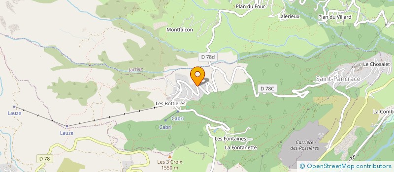 localisation de l'entreprise MONSIEUR MATHIEU LOZAT  SAINT-PANCRACE