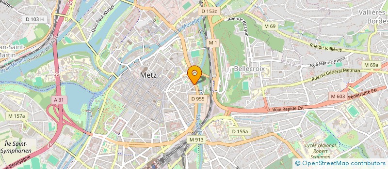 localisation de l'entreprise MONSIEUR MATHIEU LOZINGUEZ à METZ