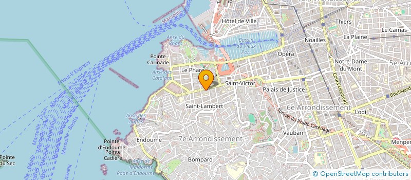 localisation de l'entreprise MONSIEUR MATHIEU LUBRANO LAVADERA à MARSEILLE